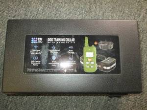 new dog training collar with remote...