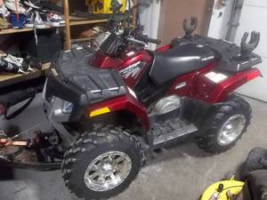 lot 1 image: 2007 Polaris Hawkeye 300 4-Wheeler