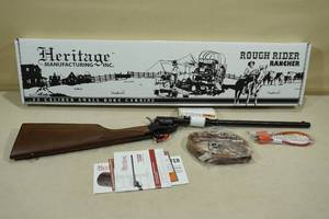 lot 5 image: NEW Heritage Rough Rider Rancher .22 LR Revolver Carbine