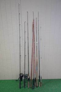 lot 130 image: Assorted Fishing Rods and Reels - Some Vintage