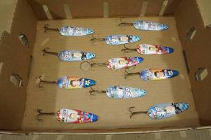 lot 134 image: NASCAR Spoon Fishing Lures