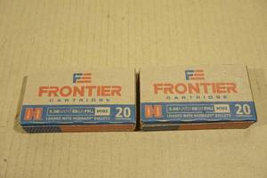 lot 167 image: 40 Frontier 5.56mm 55 Gr FMJ Ammo