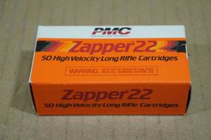 lot 173 image: 50 PMC Zapper .22 LR FMJ Ammo