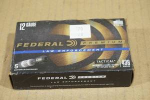 lot 178 image: 5 Federal Premium 12 Ga 2-34 HP Rifled Slug
