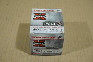 lot 184 image: 25 Winchester Super-X .410 Ga 3 6 Shot Shotshells