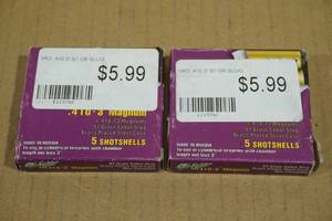 lot 187 image: 10 Golden Bear .410 Ga 3 97 Gr Sabot Slug Shotshells