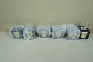 lot 237 image: Lucky Shot Shot Glasses with Embedded Bullets - SkullNice Day