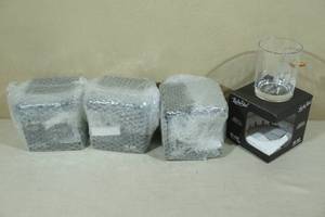 lot 238 image: Lucky Shot Rocks Glasses with Embedded Bullets - Gladiator