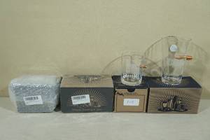 lot 240 image: Glasses with Embedded Bullets - Patriotic