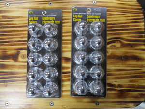 Chrome Truck Lug Nut Covers