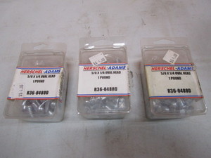 (3) 1# Boxes 14x58 Oval Head Rivets