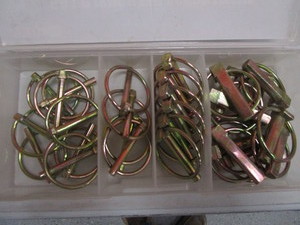 (3) Containers Lynch Pin Assortments
