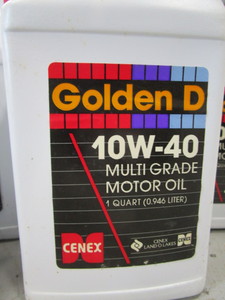 (14) Quarts Cenex Golden D 10W40 Oil