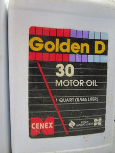 (19) Quarts Cenex Golden D 30W Oil