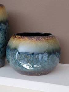 lot 33 image: Brilliant Fine Art Glazed Ceramic Vase Set