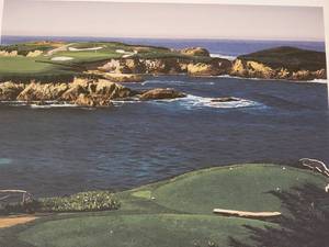 lot 41D image: Golfers Fine Art Photography Print by Danny Day - 10th at Cypress