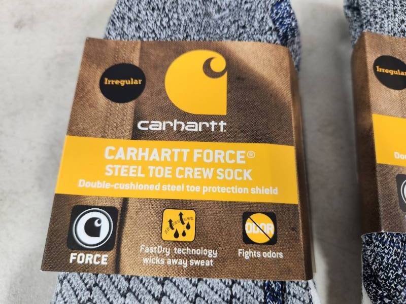 lot 58 image: 4 New Pair of Carhartt Steel Toe Socks