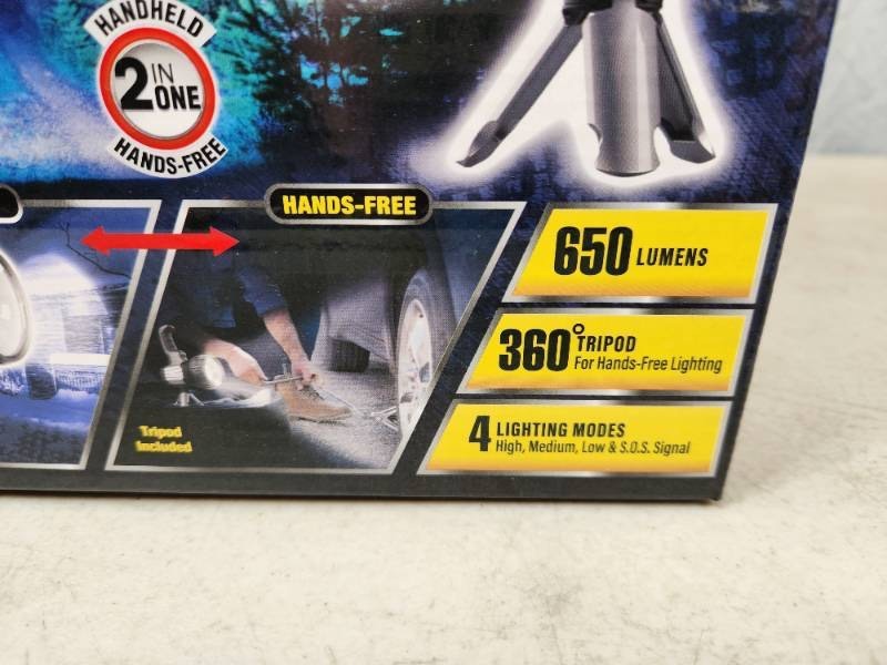 lot 110 image: New Handy Brite LED Work Light and Spotlight