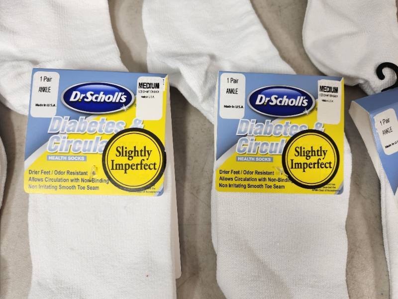 lot 183 image: 12 New Pair of Dr Scholls Diabetic and Circulatory Socks