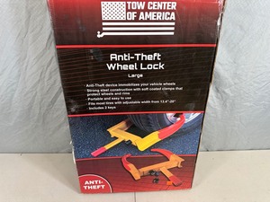 lot 2 image: New Anti-Theft Trailer Wheel Lock