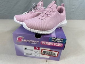 lot 48 image: New Skechers Memory Foam Shoes Size 5