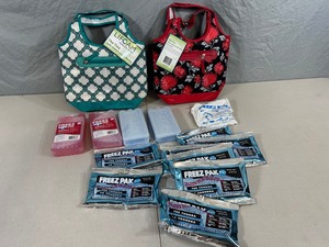 lot 56 image: 2 New Lunch Bags and New Ice Packs