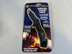 lot 62 image: New Survival Pocket Knife