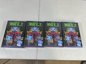 lot 79 image: 4 New Marvel What If... Funko Pop T Shirts Size 2XL