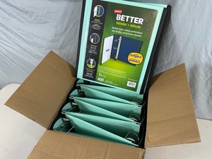 lot 104 image: 8 New 1 12 inch Better Binders