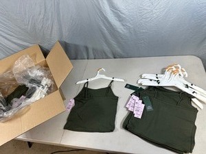 lot 111 image: Case of 24 New Tank Tops Size Small