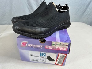 lot 128 image: New Skechers Memory Foam Shoes Size 12