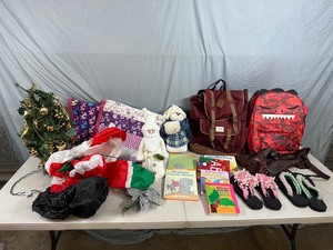 lot 151 image: Backpacks, Sandals, Christmas, Etc