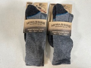lot 159 image: 2 New Pair of Hiwassee Trading Co Merino Wool Socks