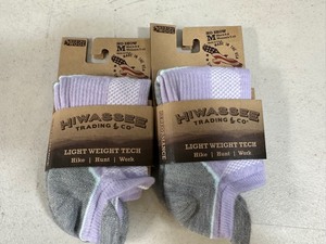lot 172 image: 2 New Pairs Hiwassee No-Show Socks