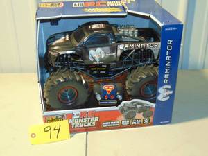 lot 94 image: New Bright Raminator RC Truck - 61055U