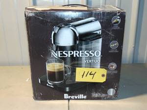 lot 114 image: Nespresso Vertuo Coffee and Espresso Machine