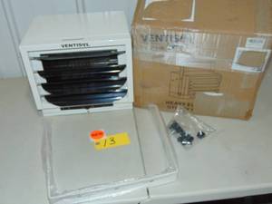lot 13 image: VENTISOL 5000W Garage Heater 240V Electirc Hardwired Fan-Forced Industrial Ceiling Mount Heater with Dual Knob Controls