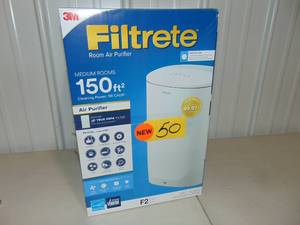 lot 50 image: 3M Filtrete - 150 Sq. Ft. True HEPA Air Purifier - White