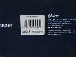 lot 51 image: Oster Pro 1200 Watt Kitchen Plus Blender with 24 oz Smoothie Cup
