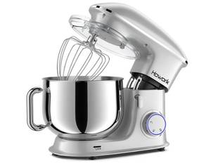lot 28 image: HOWORK 8.5QT Stand Mixer, 660W 6P Speed Tilt-Head, Electric Kitchen Mixer