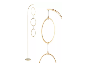 lot 11 image: Brightech Nova LED Ring Floor Lamp