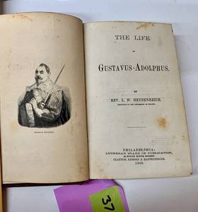 lot 37 image: 2 VTG Books Gustavos Adolphus
