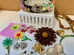 lot 48 image: Clip Earrings, Germany, Necklaces