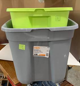 lot 1 image: 3 Totes or Bins no lids