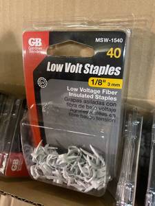 Low Voltage Staples