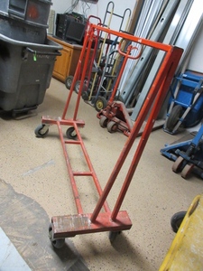 lot 110 image: ORANGE SHEET ROCK CART