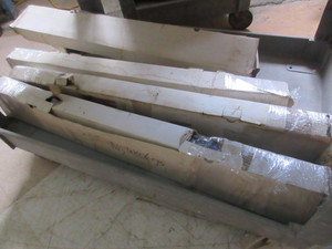 lot 145 image: NEW BLACK TABLE LEGS