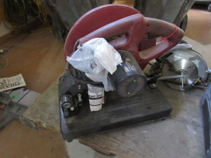 lot 157 image: TOOL SHOP HD 14 CUT OFF SAW WITH MANUAL