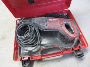 lot 175 image: HILTI RECIPROCATING SAW WITH MANUAL AND CASE