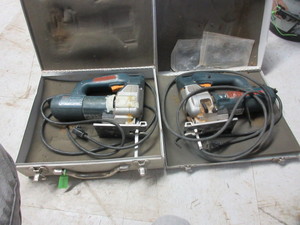 lot 184 image: BOSCH JIGSAWS WITH CASES